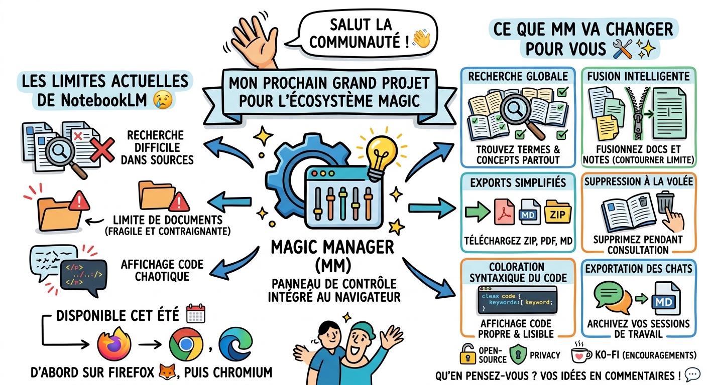 Zoom sur le projet Magic Manager