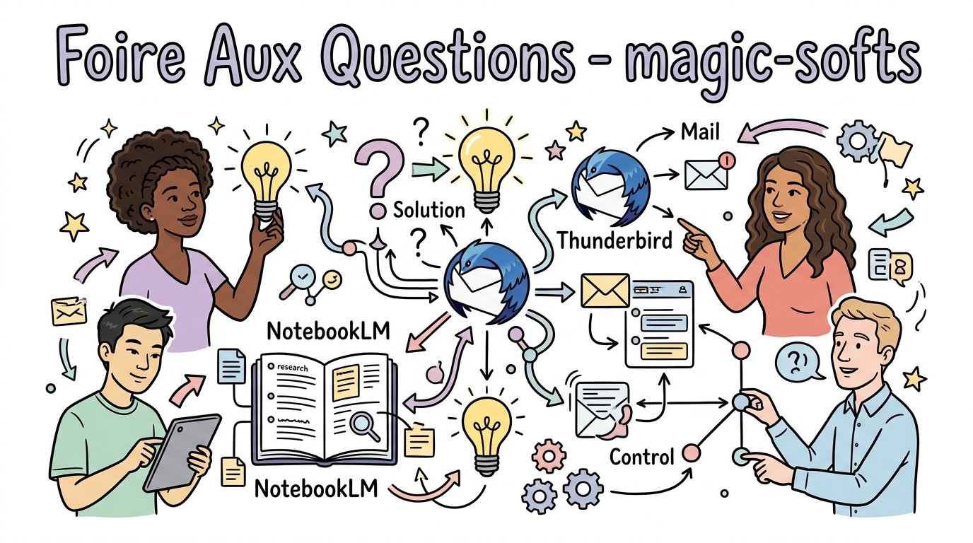 Foire Aux Questions - écosystème magic-softs par MTF Karukera