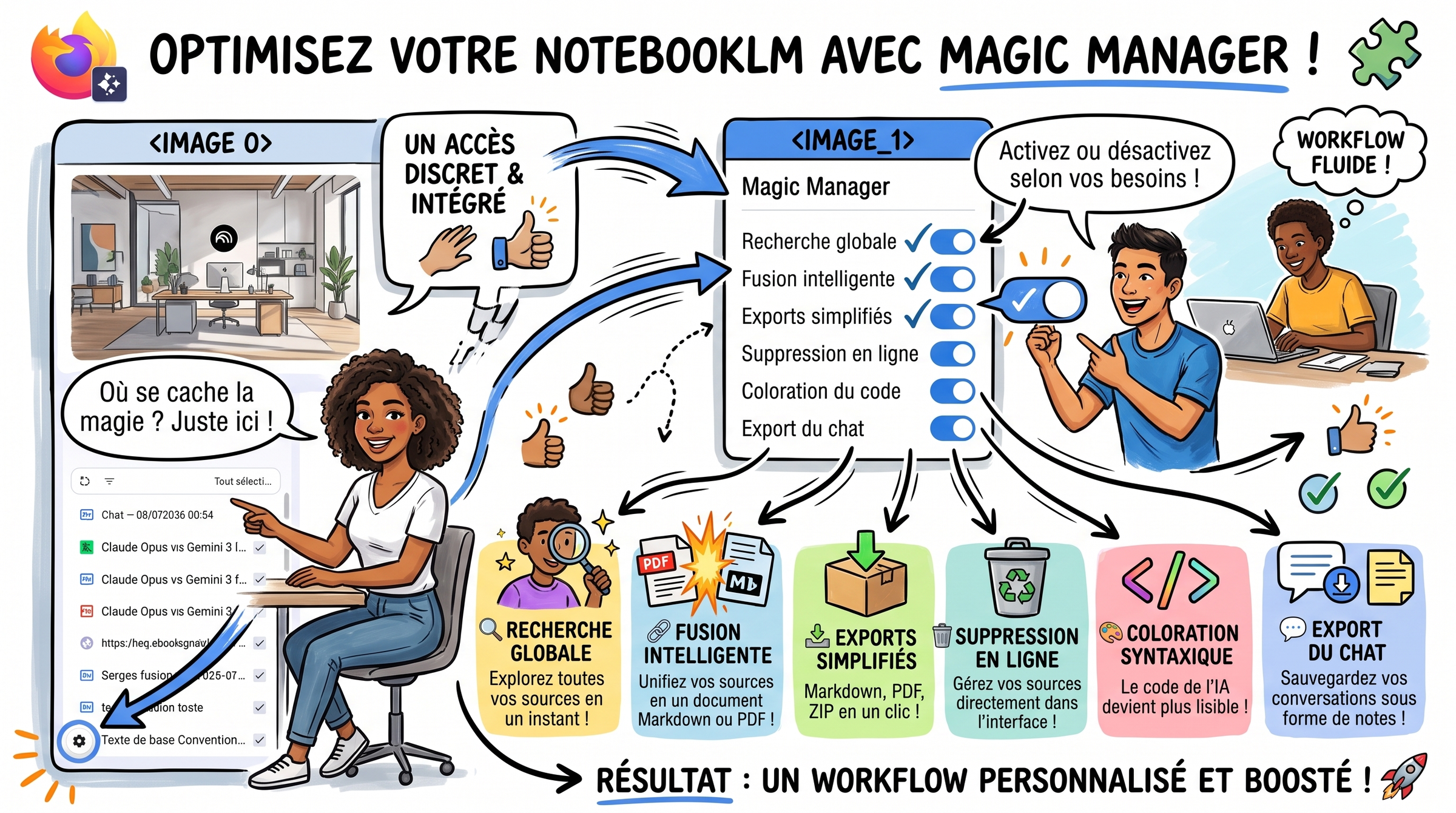 Magic Manager v0.27.0 : La révolution de la gestion de carnets dans Google Gemini Notebook