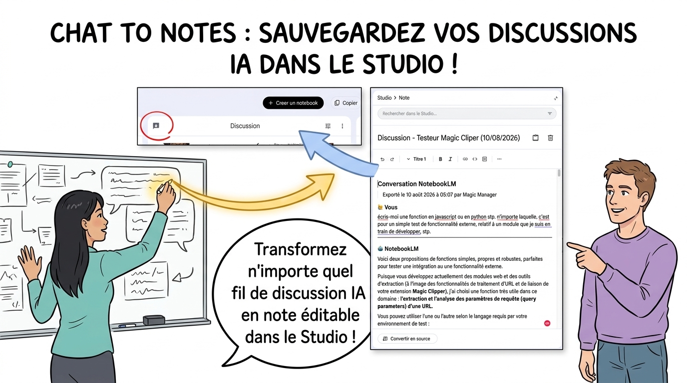 Chat to Notes Sketchnote Magic Scene