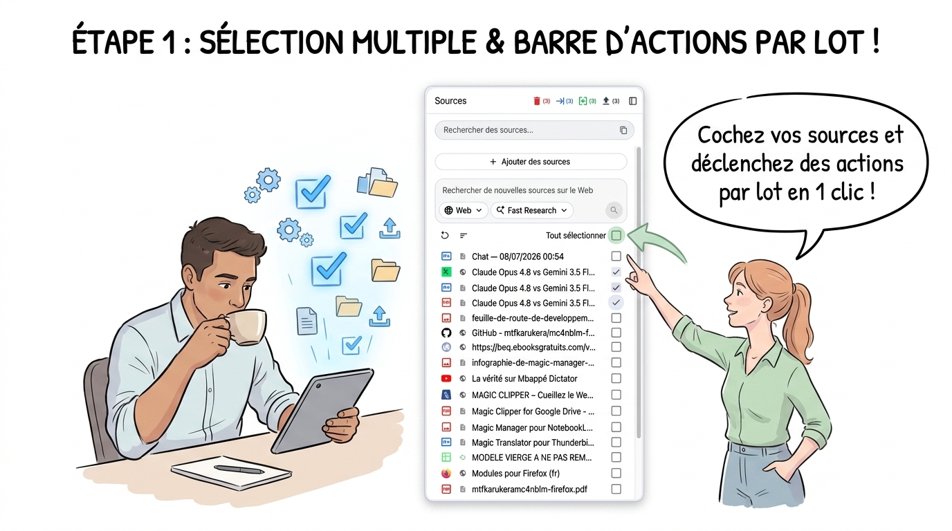 Etape 1 Sélection Multiple Sketchnote HUD